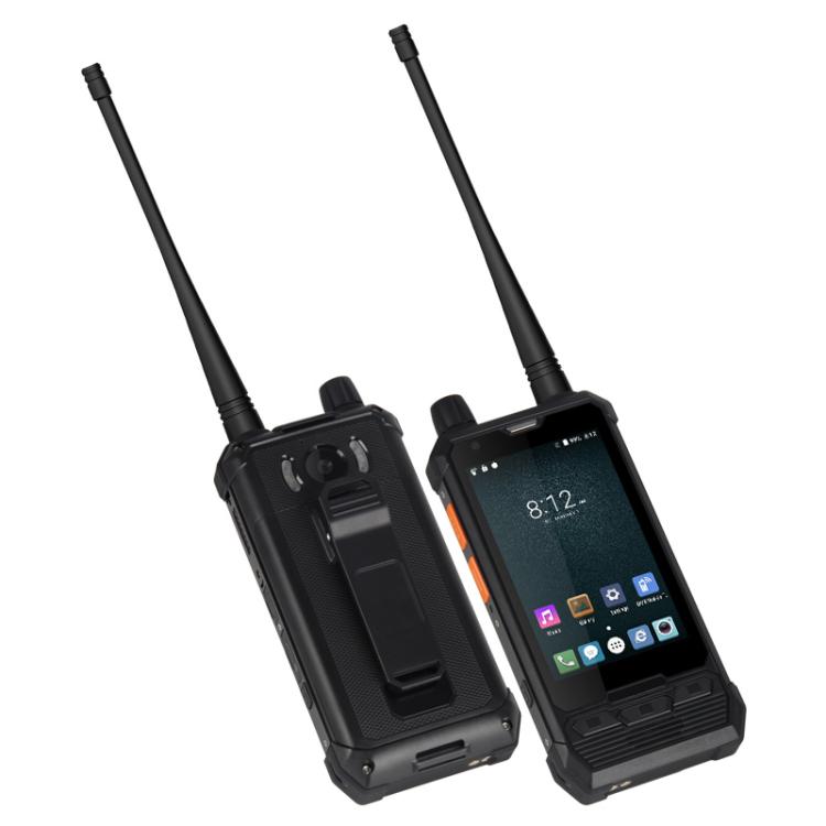 UNIWA P2 Plus UHF Walkie-Talkie Rugged Phone, 3GB+32GB, 4.0 inch Android 9.0 Mediatek MT6762 Octa Core, Network: 4G, NFC, Plug:AU Plug(Black)