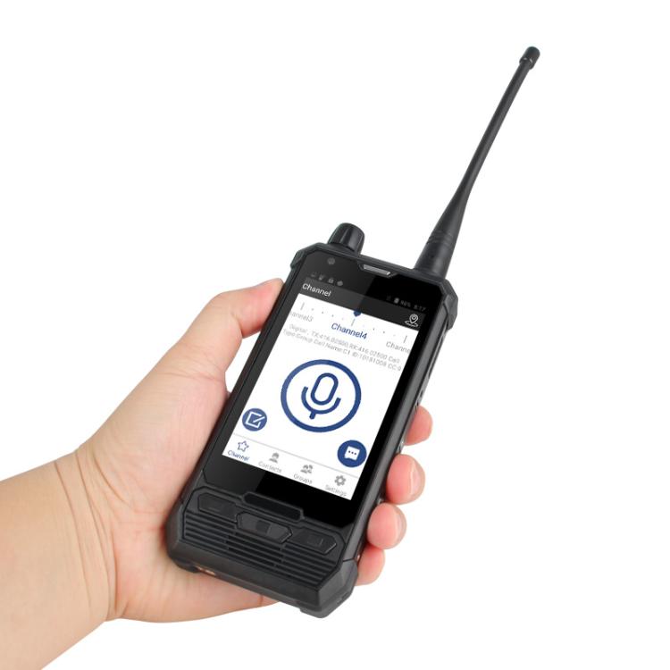 UNIWA P2 Plus UHF Walkie-Talkie Rugged Phone, 3GB+32GB, 4.0 inch Android 9.0 Mediatek MT6762 Octa Core, Network: 4G, NFC, Plug:EU Plug(Black)