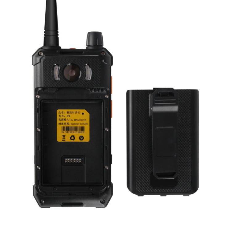 UNIWA P2 Plus UHF Walkie-Talkie Rugged Phone, 3GB+32GB, 4.0 inch Android 9.0 Mediatek MT6762 Octa Core, Network: 4G, NFC, Plug:US Plug(Black)