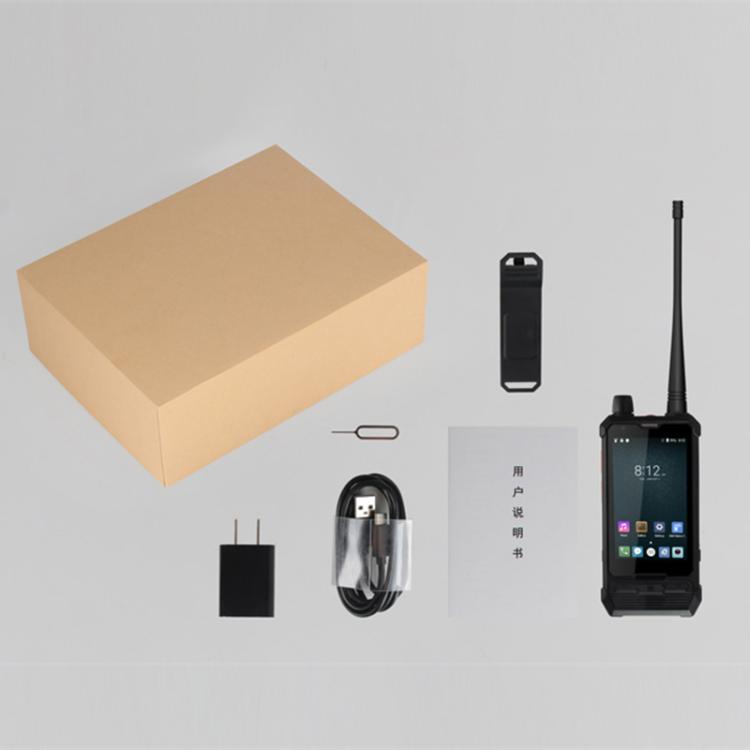 UNIWA P2 Plus UHF Walkie-Talkie Rugged Phone, 3GB+32GB, 4.0 inch Android 9.0 Mediatek MT6762 Octa Core, Network: 4G, NFC, Plug:AU Plug(Black)