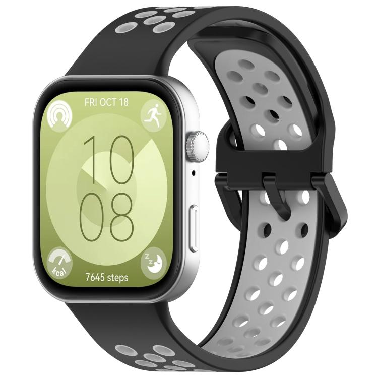 xDfind Two Color Silicone Sports Watch Band, For Huawei Watch Fit 4 Pro / Fit 4 / Fit 3
