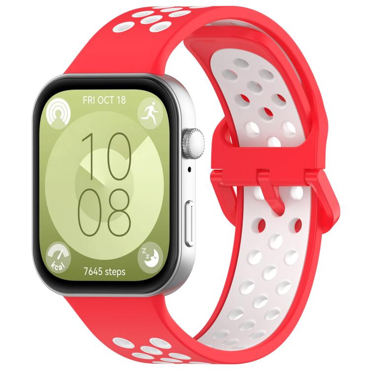 xDfind Two Color Silicone Sports Watch Band, For Huawei Watch Fit 4 Pro / Fit 4 / Fit 3