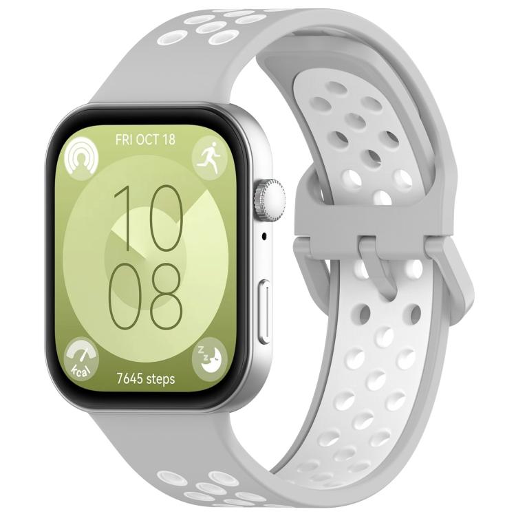 xDfind Two Color Silicone Sports Watch Band, For Huawei Watch Fit 4 Pro / Fit 4 / Fit 3