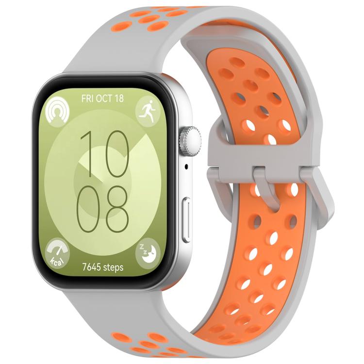 xDfind Two Color Silicone Sports Watch Band, For Huawei Watch Fit 4 Pro / Fit 4 / Fit 3