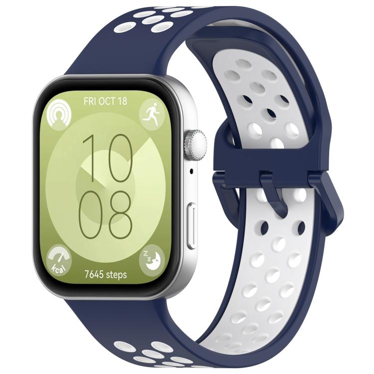 xDfind Two Color Silicone Sports Watch Band, For Huawei Watch Fit 4 Pro / Fit 4 / Fit 3