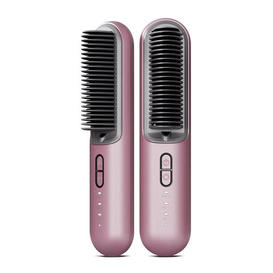 K-SKIN KD382S Negative Ion Hair Care Type-C Wireless Hair Straightening Comb(Purple)