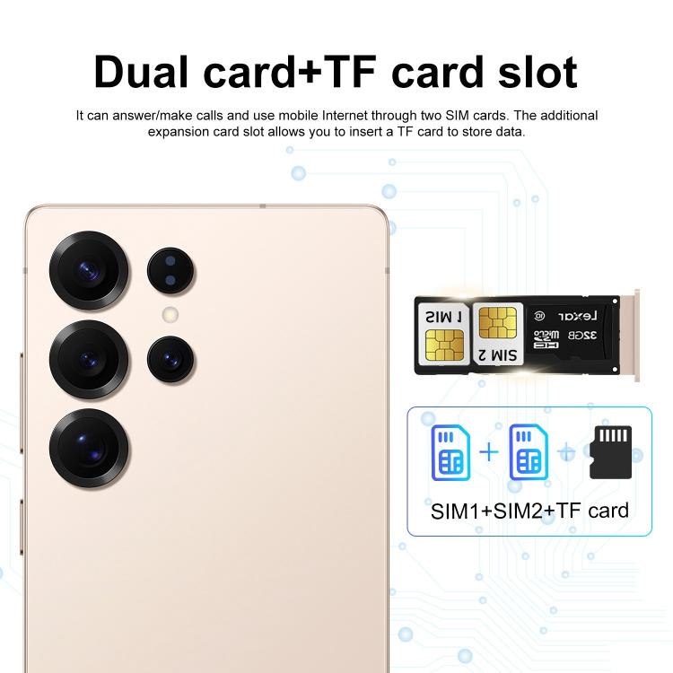 S25 Ultra / S11, 4GB+64GB, 6.75 inch Android 12 MTK6762 Octa Core, Network: 4G, Dual SIM, UK Plug, AU Plug