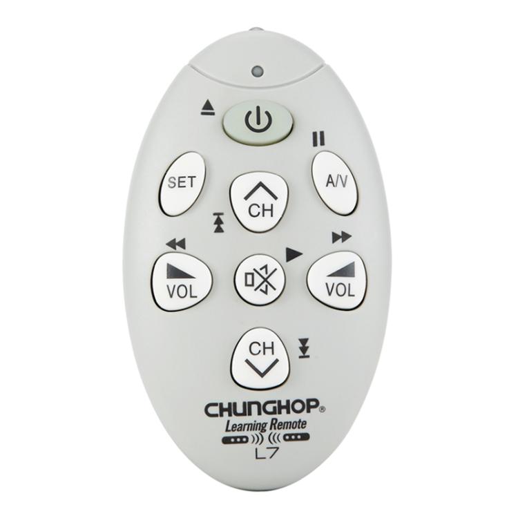CHUNGHOP L7 Infrared Learning Universal TV Remote Control(Grey)