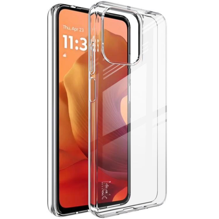 For Motorola Moto G15 4G imak UX-10 Series Transparent Shockproof TPU Phone Case(Transparent)