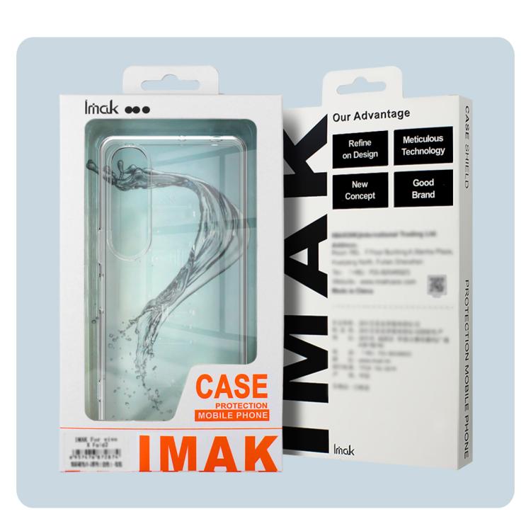 For Motorola Moto G15 4G imak UX-10 Series Transparent Shockproof TPU Phone Case(Transparent)