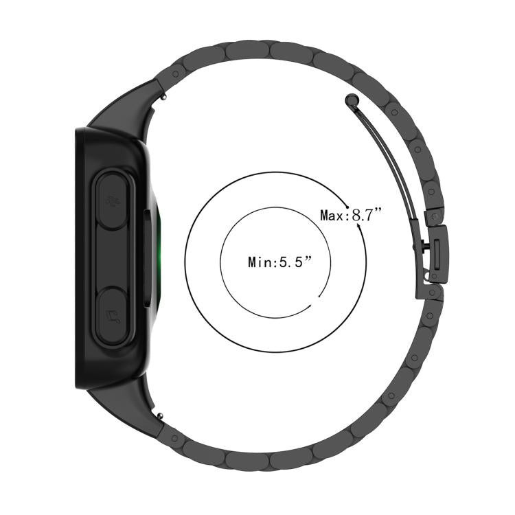 xDfind Three Beads Quick Release Metal Watch Band, For Garmin Fenix 8/7X/6X/5X 26mm, For Garmin Fenix 8/7/6/5 22mm, For Garmin Fenix 8/7S/6S/5S 20mm, For Garmin Forerunner 45/45S/Swim2, For Garmin Forerunner 220/735/735XT/230/235                       ...