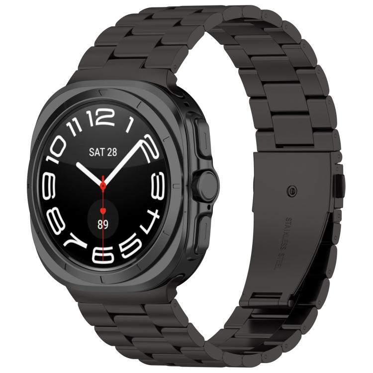 xDfind Three Beads Metal Watch Band, For Samsung Galaxy Watch Ultra 47mm, For Samsung Galaxy Watch 7 / FE / 6 / 5 / 4, For Samsung Galaxy Fit3