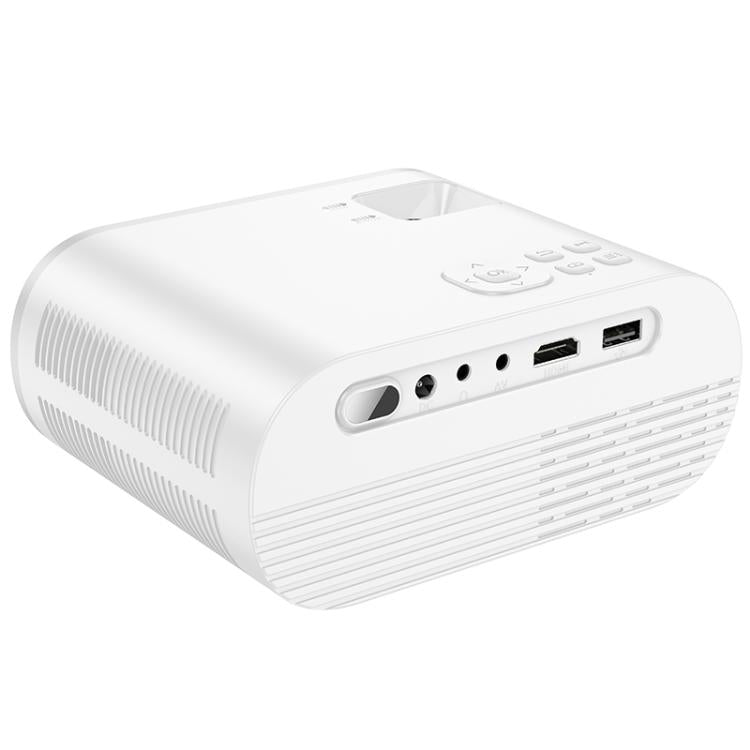 hoco DT1 1280x720P 140ANSI WiFi Bluetooth Wireless Projector Same Screen Version, EU Plug(White)