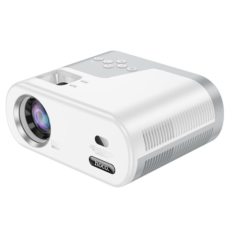 hoco DT2 1280x720P 140ANSI Smart WiFi Bluetooth Projector Android Version, EU Plug(White)