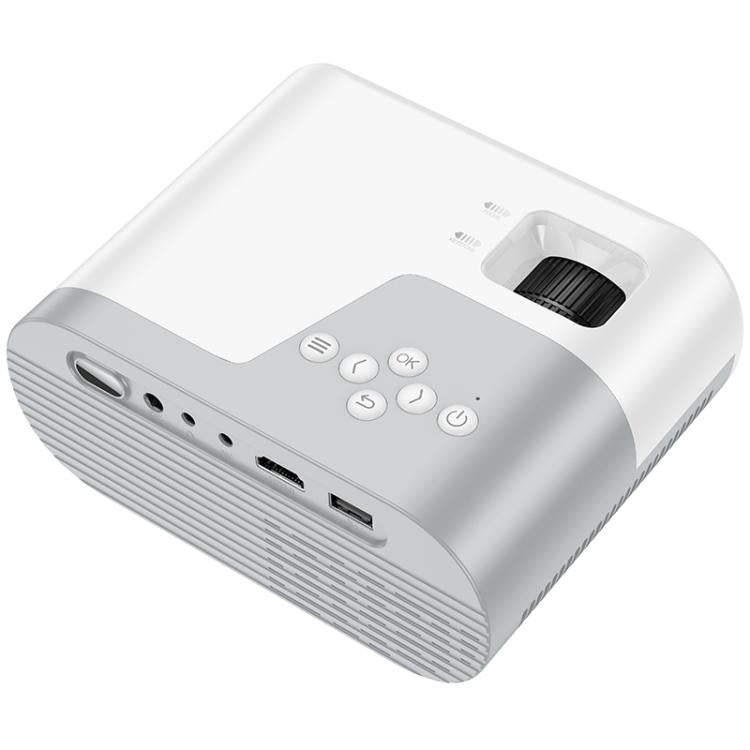 hoco DT2 1280x720P 140ANSI Smart WiFi Bluetooth Projector Android Version, EU Plug(White)