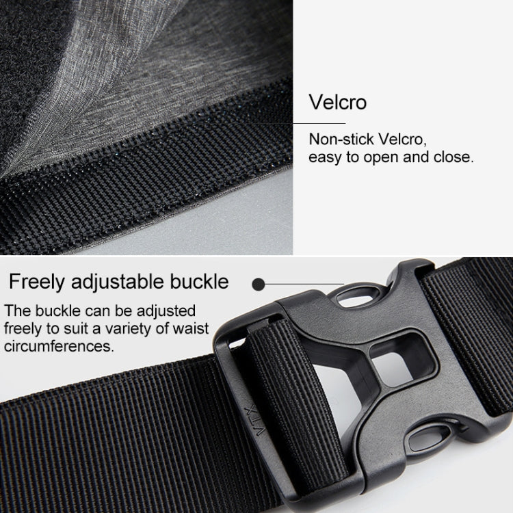 YIPINU YS20 Outdoor Sport Waterproof Double Layer Mobile Phone Storage Waist Bag Kettle Bag(Grey)