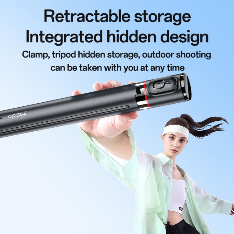 Yesido SF30 Integrated Jumping Stick Bluetooth Remote Control Selfie Stick(Black)