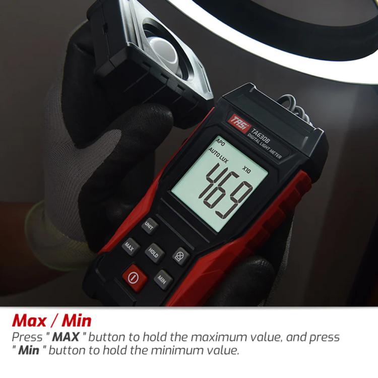 TRSI TA630B Separable Digital Lux Meter Light Brightness Measuring