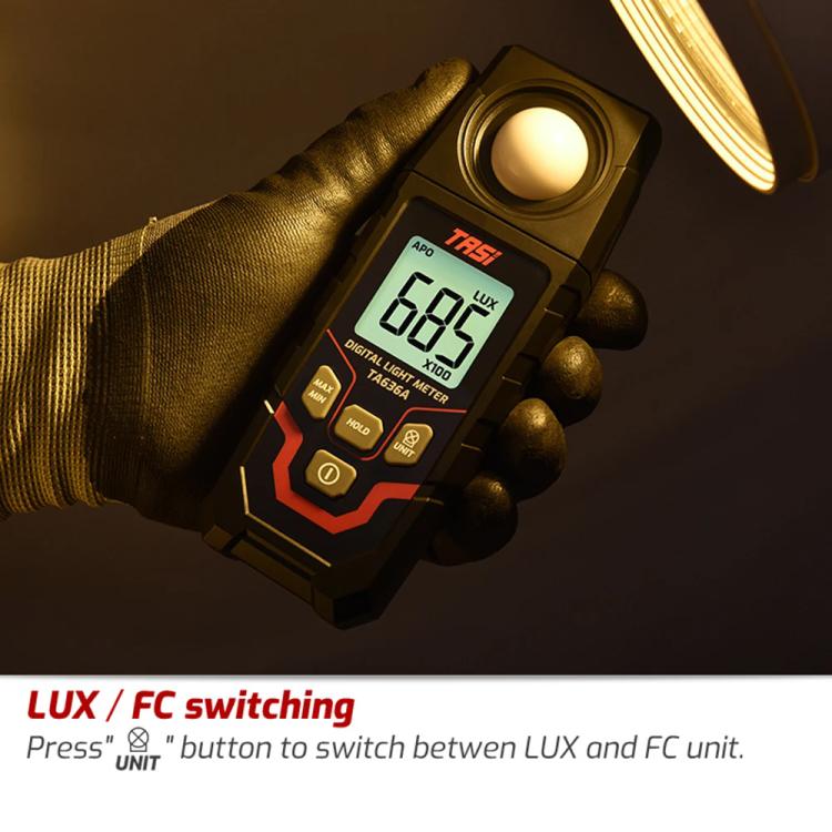 TRSI TA636A Integrated Digital Lux Meter Light Brightness Measuring