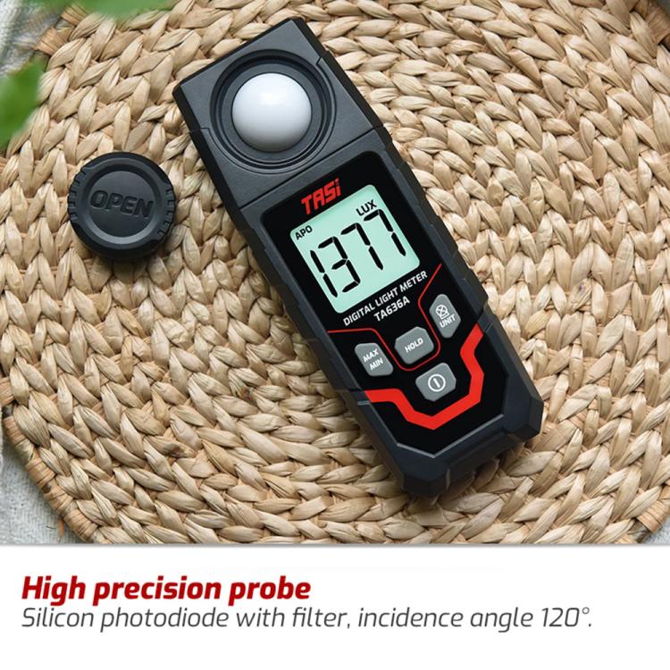 TRSI TA636B Integrated Digital Lux Meter Light Brightness Measuring Support BT
