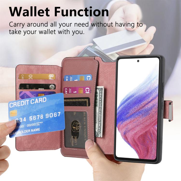 For Huawei nova 13 Pro CaseNeo MagSafe RFID Anti-theft Zipper Wallet Retro Leather Phone Case(Pink)