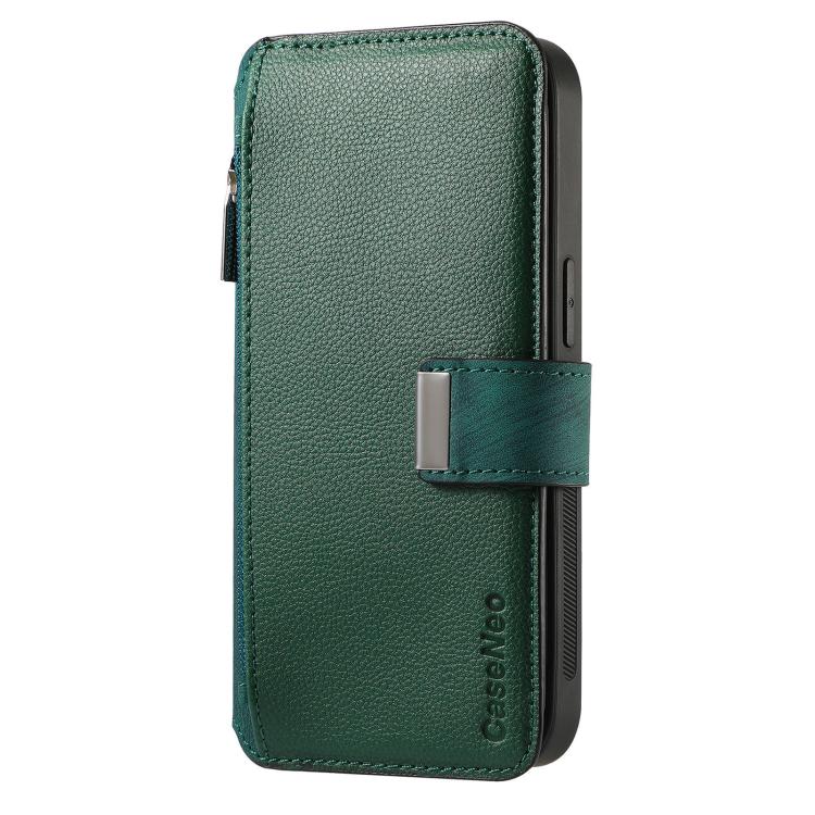 For Honor X8b CaseNeo MagSafe RFID Anti-theft Zipper Wallet Retro Leather Phone Case(Green)