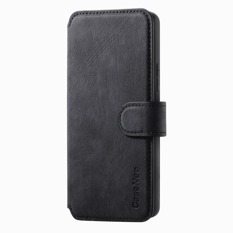 For Google Pixel 9a CaseNeo MagSafe RFID Anti-theft Retro Leather Phone Case(Black)