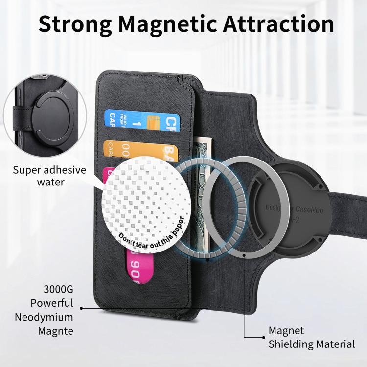 For Google Pixel 9a CaseNeo MagSafe RFID Anti-theft Retro Leather Phone Case(Black)