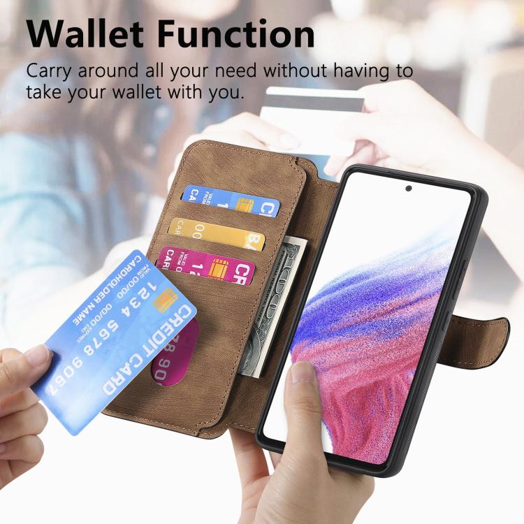 For Google Pixel 9a CaseNeo MagSafe RFID Anti-theft Retro Leather Phone Case(Brown)