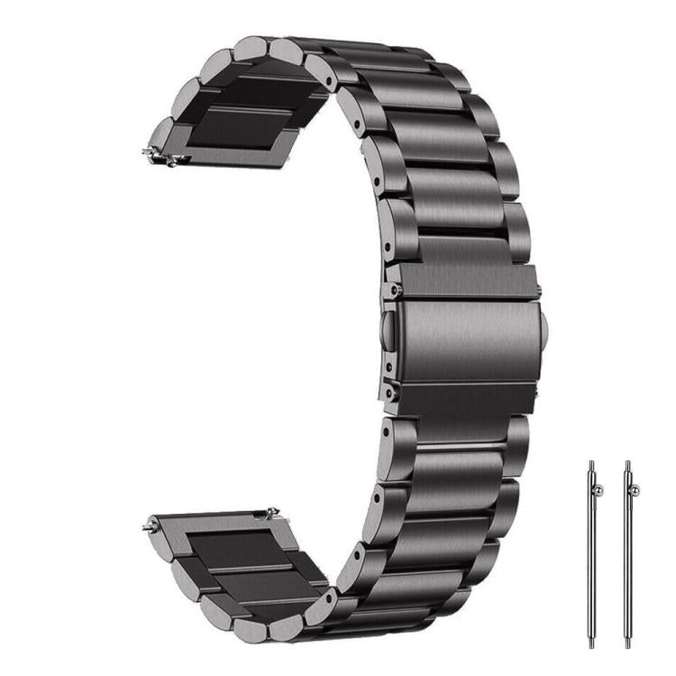 xDfind Three Beads Stainless Steel Watch Band, 22mm