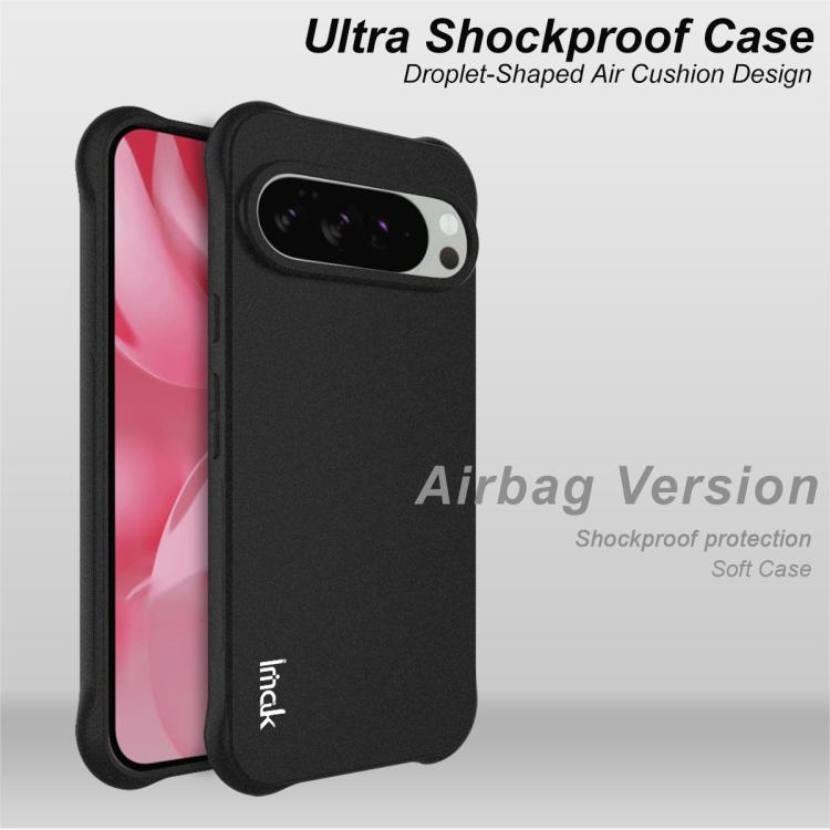 For Google Pixel 10 / Pixel 10 Pro imak Shockproof Airbag TPU Phone Case(Matte Black)
