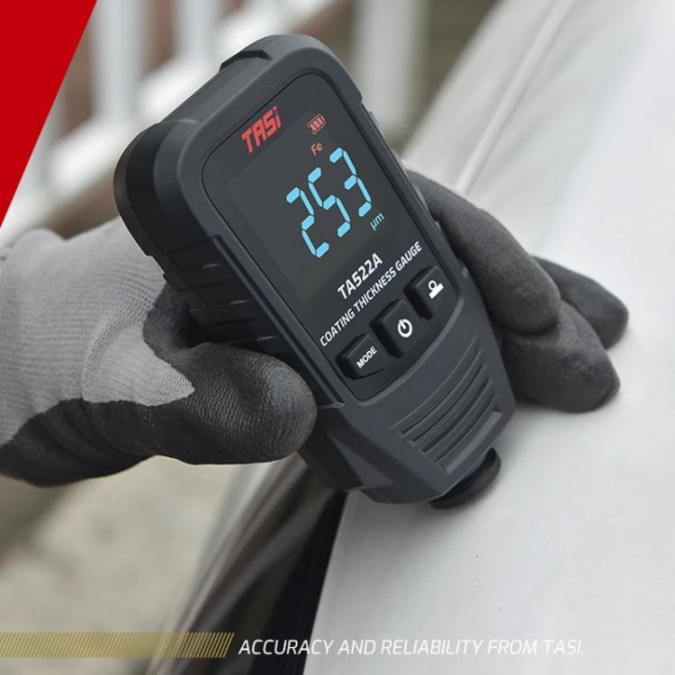 TASI TA522A Car Paint Film Meter Paint Surface Tester Coating Thickness Gauge(Black)