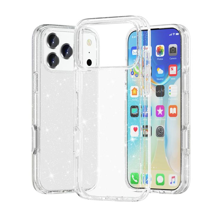 Shockproof Terminator Glitter Powder Phone Case, For iPhone 17, For iPhone Air