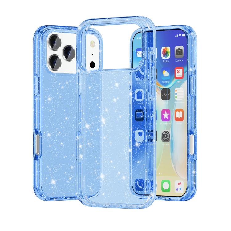 Shockproof Terminator Glitter Powder Phone Case, For iPhone 17, For iPhone Air