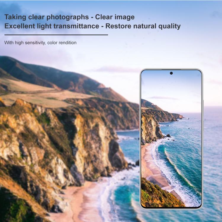 For Meizu Note 16 IMAK Rear Camera Lens Glass Film Black Version
