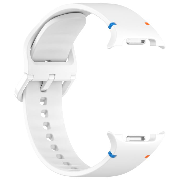For Galaxy Watch9 / 8 / 8 Classic xDfind Stitched Solid Color Silicone Watch Band, 20mm