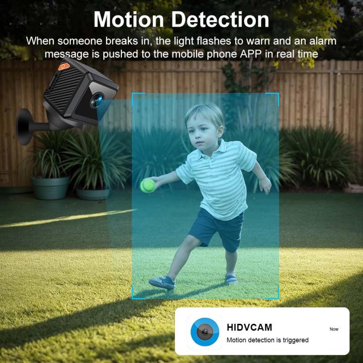 W02 HD Magnetic WiFi Smart Mini Camera Supports Motion Detection Infrared Night, W02