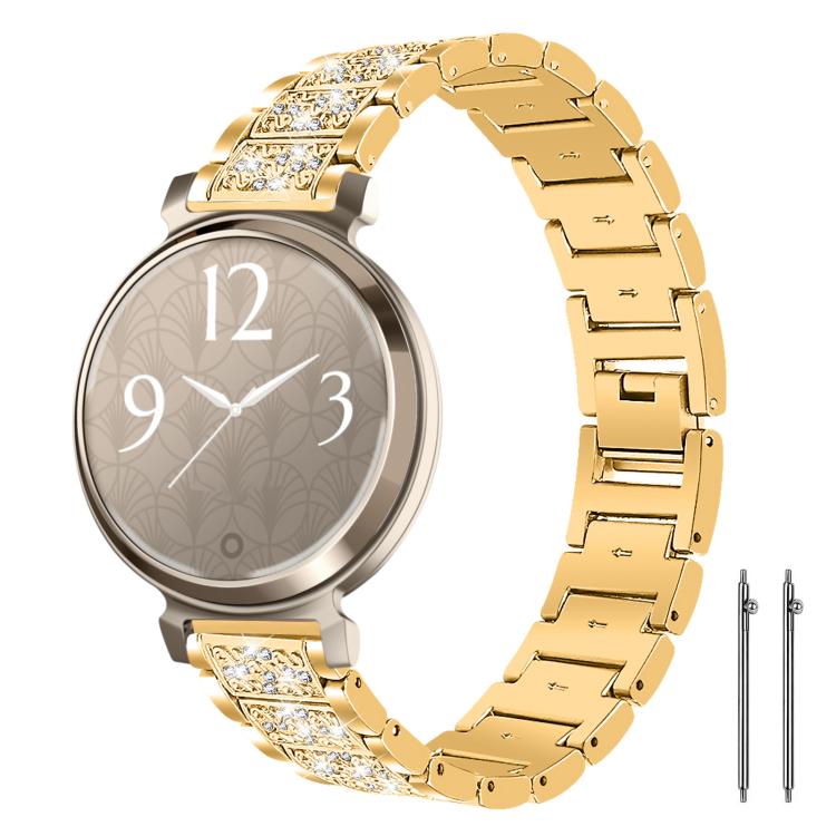 xDfind Diamond Jewelry Steel Watch Band, 20mm For Amazfit Bip U / Lite / Bip 3 Pro, 20mm For Amazfit GTS4 mini/GTS3/2/2E/GT2 mini, 18mm For Huawei GT5/GT4 41mm / OPPO Watch X2 Mini, 14mm For Garmin Lily 2, 18mm For Fossil Female Sport / Charter HR     ...