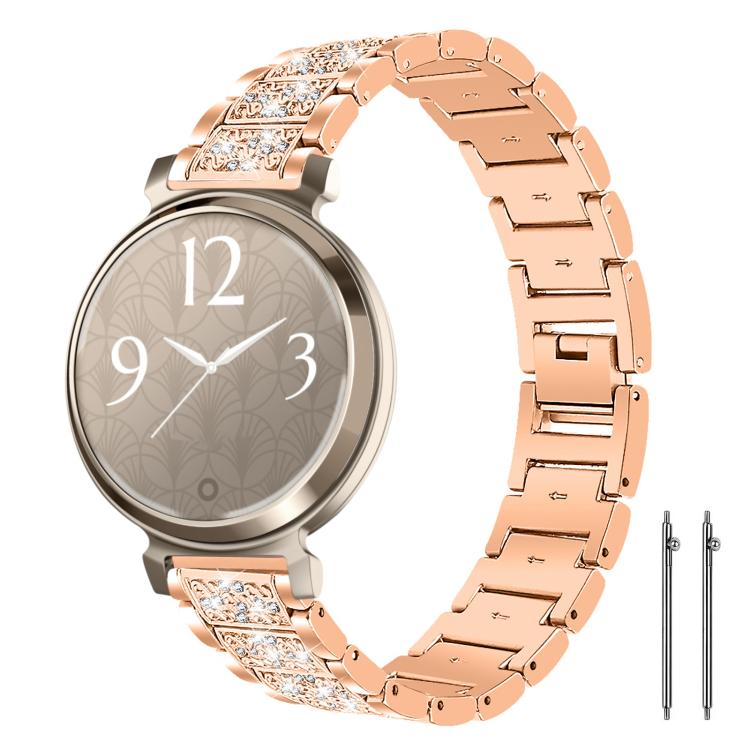 xDfind Diamond Jewelry Steel Watch Band, 20mm For Amazfit Bip U / Lite / Bip 3 Pro, 20mm For Amazfit GTS4 mini/GTS3/2/2E/GT2 mini, 18mm For Huawei GT5/GT4 41mm / OPPO Watch X2 Mini, 14mm For Garmin Lily 2, 18mm For Fossil Female Sport / Charter HR     ...