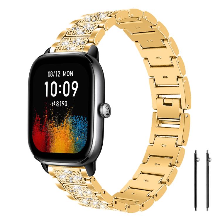 xDfind Diamond Jewelry Steel Watch Band, 20mm For Amazfit Bip U / Lite / Bip 3 Pro, 20mm For Amazfit GTS4 mini/GTS3/2/2E/GT2 mini, 18mm For Huawei GT5/GT4 41mm / OPPO Watch X2 Mini, 14mm For Garmin Lily 2, 18mm For Fossil Female Sport / Charter HR     ...