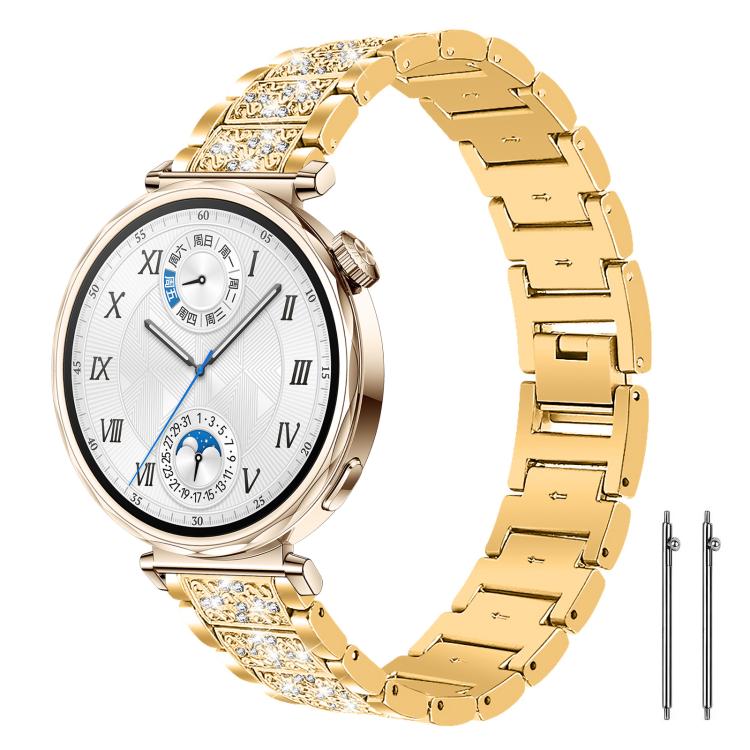 xDfind Diamond Jewelry Steel Watch Band, 22mm For Huawei Watch GT5/GT5 Pro/4/4 Pro, 20mm For COROS APEX 2 42mm / PACE 2, 22mm For Fossil Gen 5 Carlyle/Julianna/Garrett