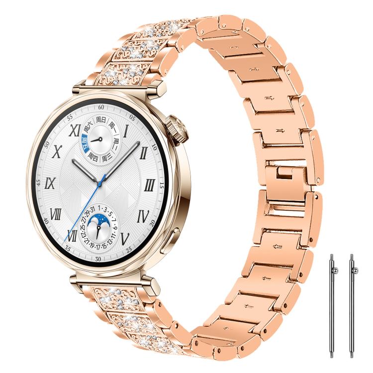 xDfind Diamond Jewelry Steel Watch Band, 22mm For Huawei Watch GT5/GT5 Pro/4/4 Pro, 20mm For COROS APEX 2 42mm / PACE 2, 22mm For Fossil Gen 5 Carlyle/Julianna/Garrett