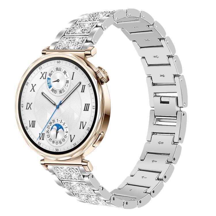 xDfind Diamond Jewelry Steel Watch Band, 20mm For Amazfit Bip U / Lite / Bip 3 Pro, 20mm For Amazfit GTS4 mini/GTS3/2/2E/GT2 mini, 18mm For Huawei GT5/GT4 41mm / OPPO Watch X2 Mini, 14mm For Garmin Lily 2, 18mm For Fossil Female Sport / Charter HR     ...