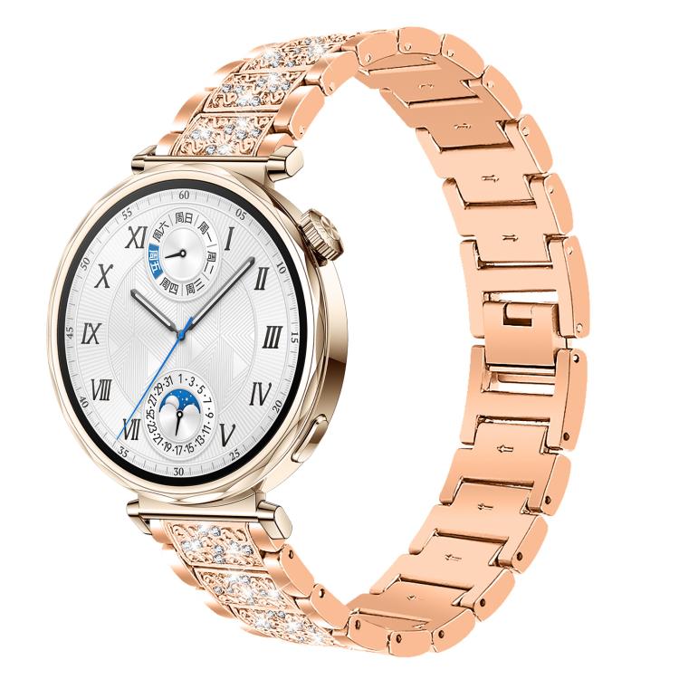 xDfind Diamond Jewelry Steel Watch Band, 20mm For Amazfit Bip U / Lite / Bip 3 Pro, 20mm For Amazfit GTS4 mini/GTS3/2/2E/GT2 mini, 18mm For Huawei GT5/GT4 41mm / OPPO Watch X2 Mini, 14mm For Garmin Lily 2, 18mm For Fossil Female Sport / Charter HR     ...