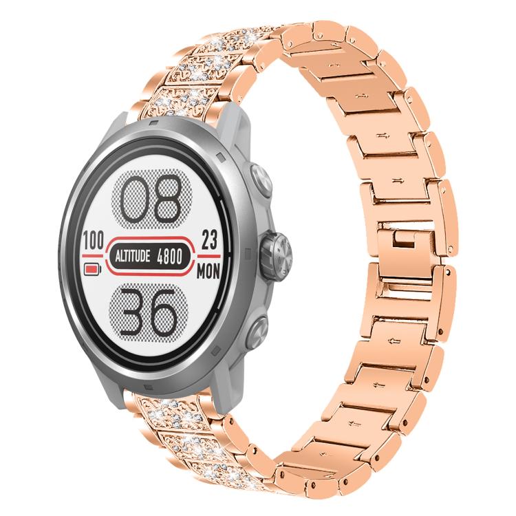 xDfind Diamond Jewelry Steel Watch Band, 22mm For Huawei Watch GT5/GT5 Pro/4/4 Pro, 20mm For COROS APEX 2 42mm / PACE 2, 22mm For Fossil Gen 5 Carlyle/Julianna/Garrett
