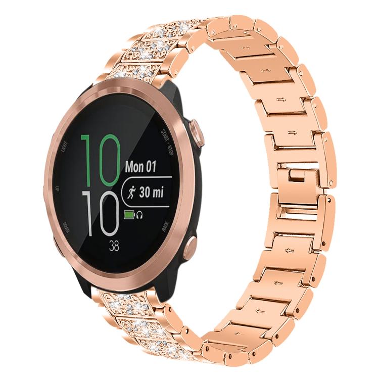 xDfind Diamond Jewelry Steel Watch Band, 20mm For Garmin Forerunner 570 42mm/245/645/158, 22mm For Garmin Venu 3 / vivoactive4, 20mm For Garmin venu 2 / venu / Sq2 / Sq, 18mm For Garmin Venu 2S / vivoactive 4s/3s                                        ...