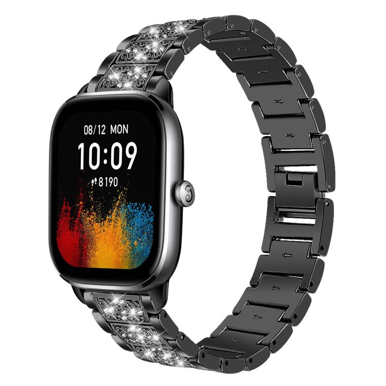 xDfind Diamond Jewelry Steel Watch Band, 20mm For Amazfit Bip U / Lite / Bip 3 Pro, 20mm For Amazfit GTS4 mini/GTS3/2/2E/GT2 mini, 18mm For Huawei GT5/GT4 41mm / OPPO Watch X2 Mini, 14mm For Garmin Lily 2, 18mm For Fossil Female Sport / Charter HR     ...