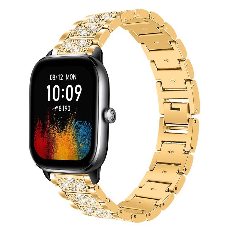 xDfind Diamond Jewelry Steel Watch Band, 22mm For Amazfit GTR 4/3/3 Pro/Bip6/Bip5, 20mm For Amazfit Bip U / Lite / Bip 3 Pro, 20mm For Amazfit GTS4 mini/GTS3/2/2E/GT2 mini, 18mm For Huawei GT5/GT4 41mm / OPPO Watch X2 Mini, 14mm For Garmin Lily 2      ...