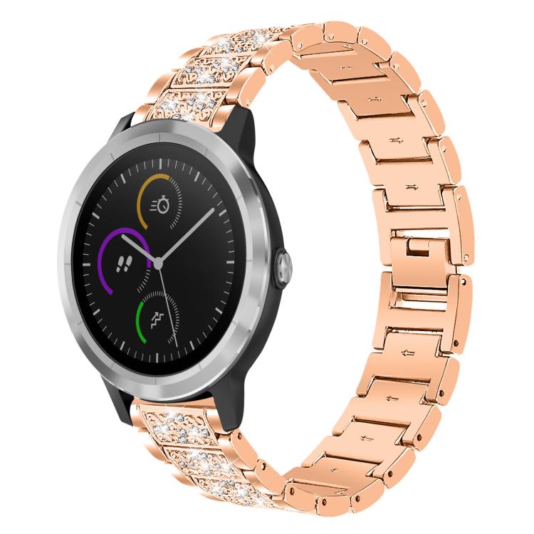 xDfind Diamond Jewelry Steel Watch Band, 20mm For Garmin Forerunner 570 42mm/245/645/158, 22mm For Garmin Venu 3 / vivoactive4, 20mm For Garmin venu 2 / venu / Sq2 / Sq, 18mm For Garmin Venu 2S / vivoactive 4s/3s                                        ...