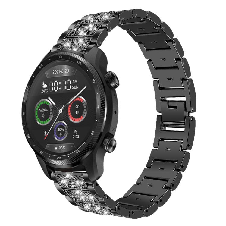 xDfind Diamond Jewelry Steel Watch Band, 20mm For Ticwatch GTH / E3 / E / 2, 22mm For Ticwatch Pro X / Pro3 / Pro / GTX / E2, 20mm For Xiaomi Haylou RS4 Plus LS11, 22mm For Xiaomi Watch S3/2 Pro/S2/S1, 22mm For Xiaomi Haylou Watch LS09B / LS05S / LS10 ...